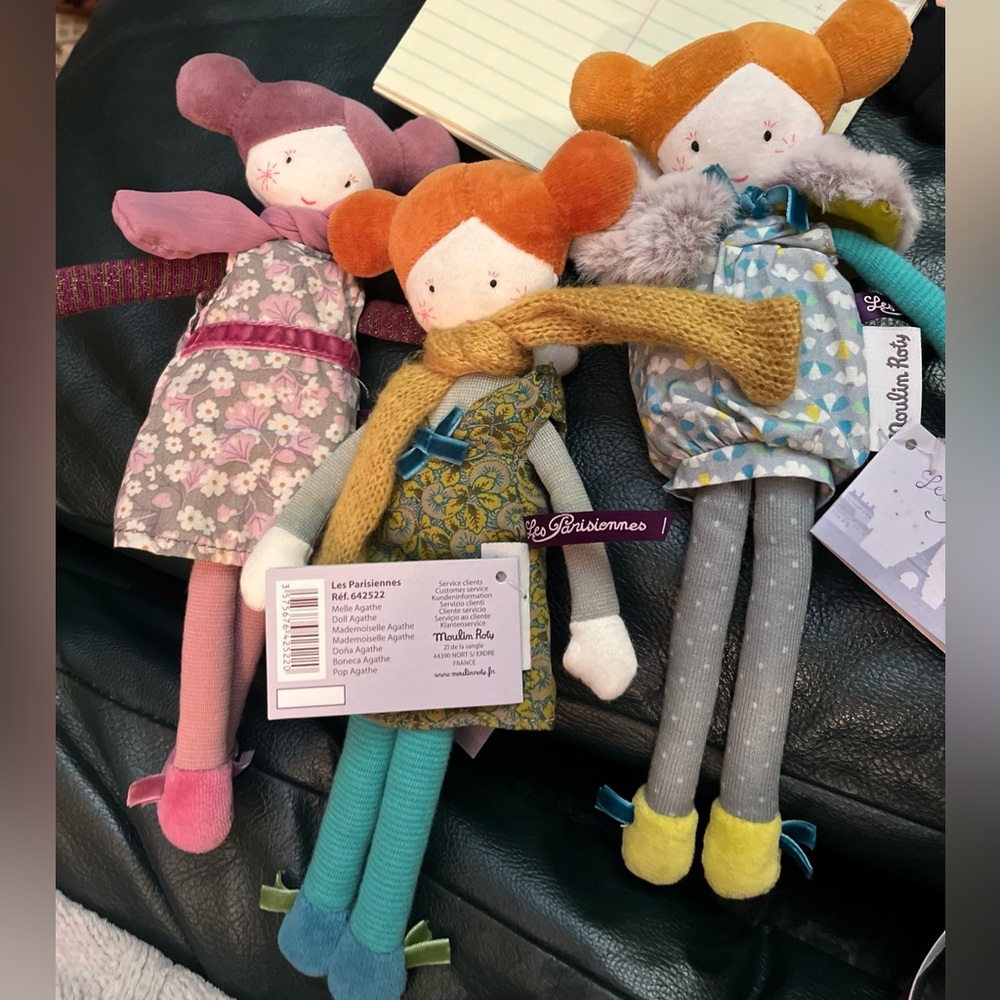 Extremely HTF/Retired Set of 3 Les Parisiennes Dolls - Picture 8 of 9